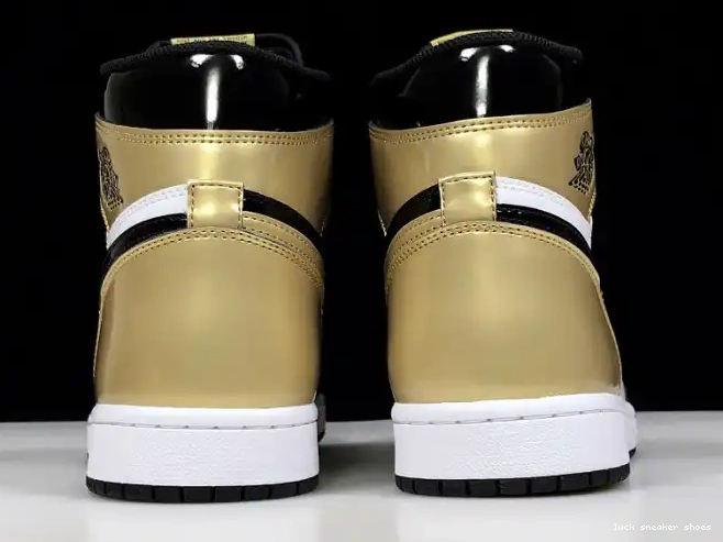 Reps LUCY Retro 1 861428-007 Jordan High Air Glod Toe 0514
